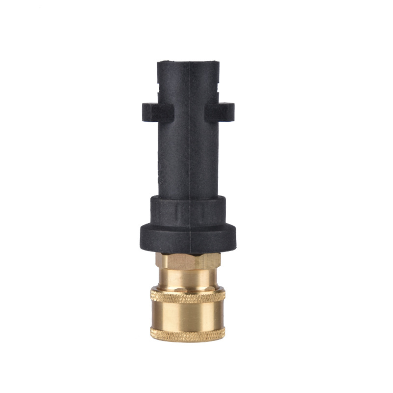 Karcher water gun accessories high-pressure cleaner K2-K7 conversion union, car wash machine 1/4 Quick plug quick connector 15126... HONGDA Hongda Garden Specification image