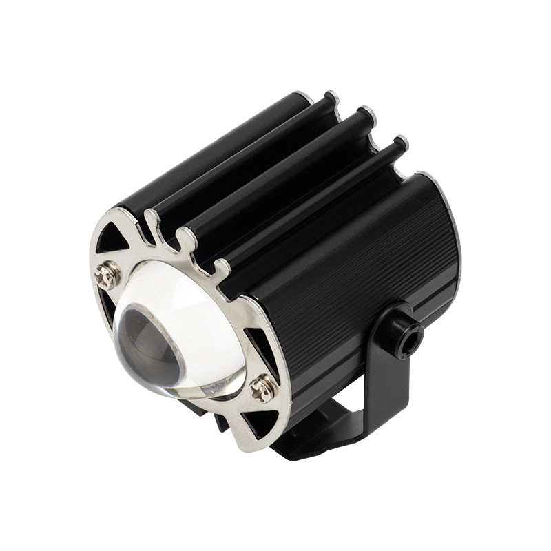 Factory direct sales of universal motorcycle spotlights, new headlamps for electric vehicles, flashing white and yellow dual light band width indicator spotlights details Picture