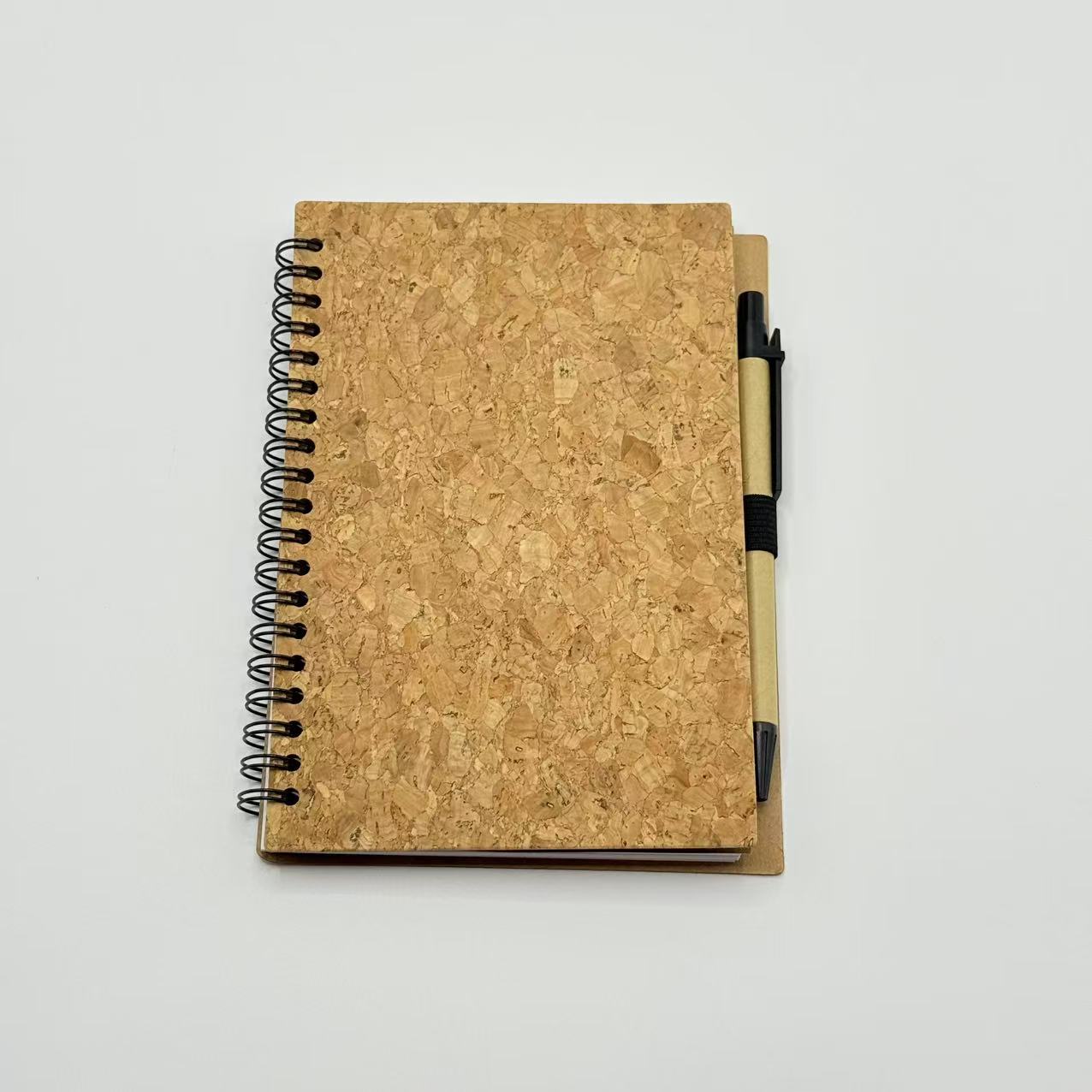 软木风格绣花线圈本 笔记本 扣环活页本 文具记事本 创意图画本 记录生活点滴文具记事本