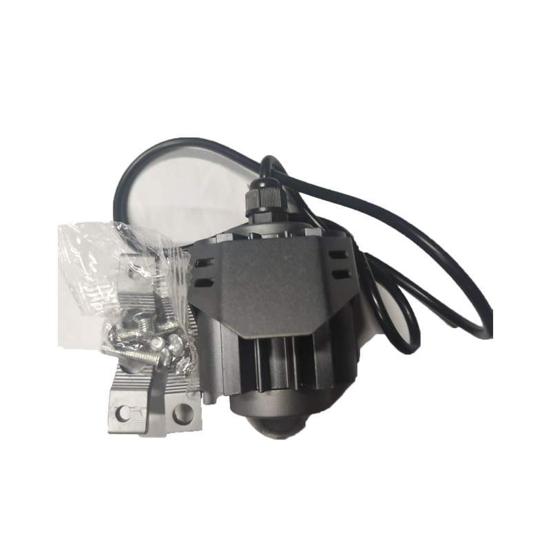 Factory direct sales of universal motorcycle spotlights, new headlamps for electric vehicles, flashing white and yellow dual light band width indicator spotlights Item Picture