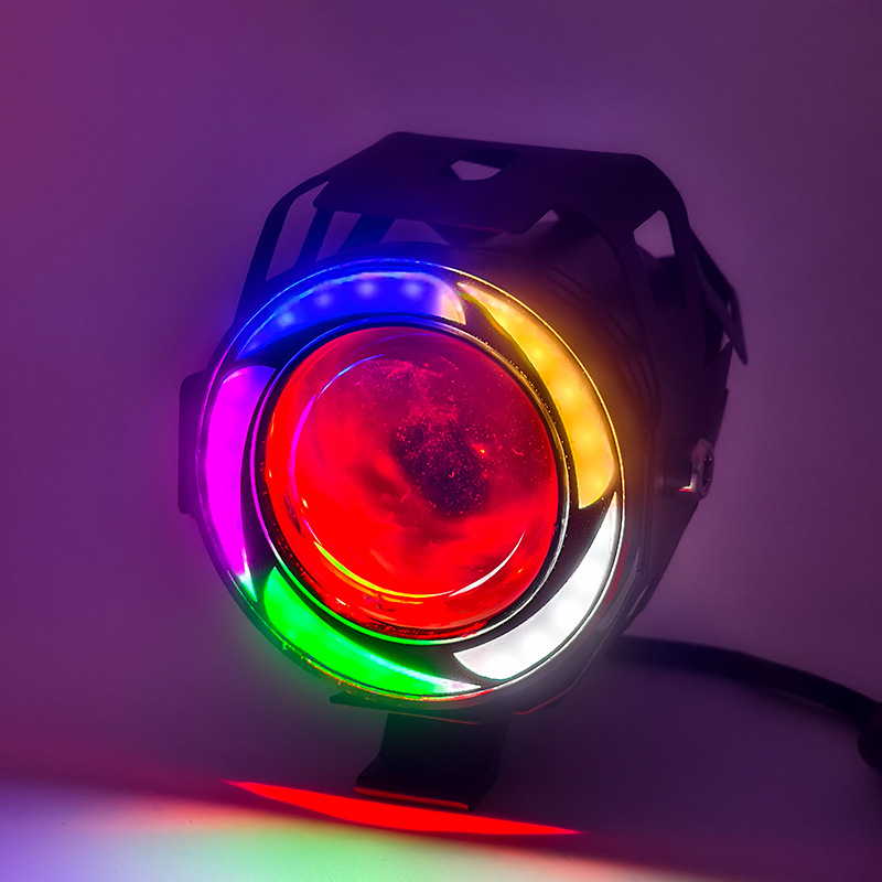 Cross-border exclusive U7 lens mini motorcycle spotlights, external ultra-bright angel eye headlights, electric vehicle led headlights Application Scenario