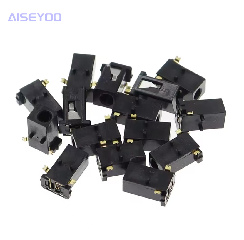 DC096贴片包脚无耳耐高温两脚电源蓝牙耳机母座dc096内芯0.6插座 