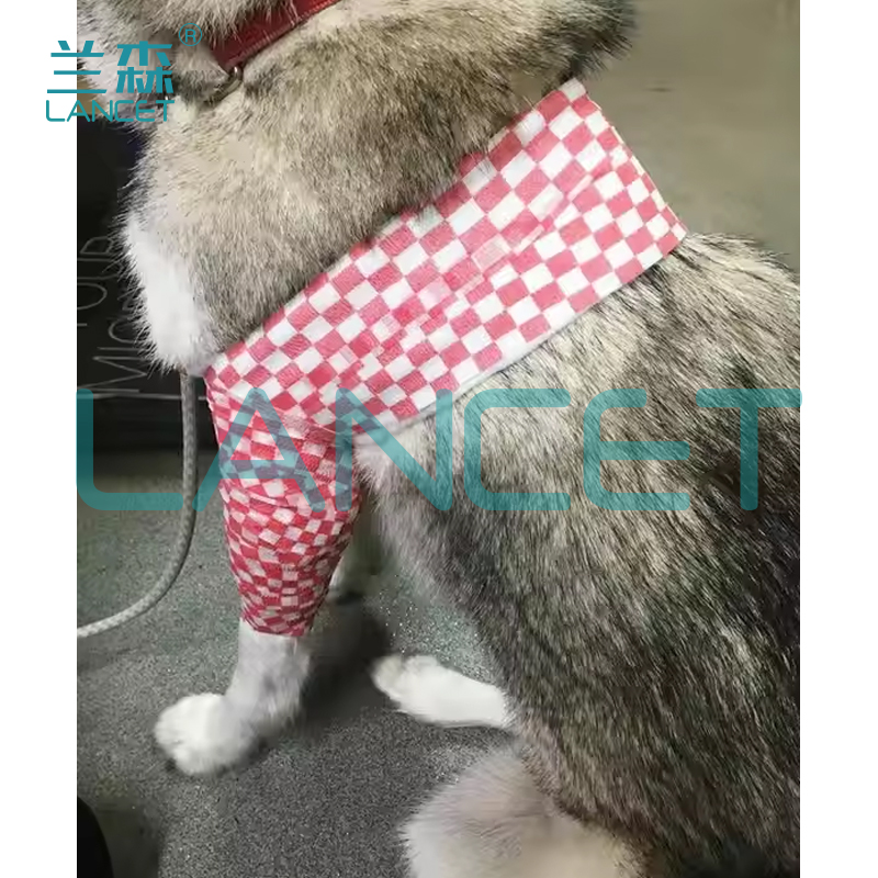 Self-adhesive bandages for pets, dogs, animals, non-woven fabric, elastic and stretch-resistant outdoor camouflage bandages in stock Item Picture