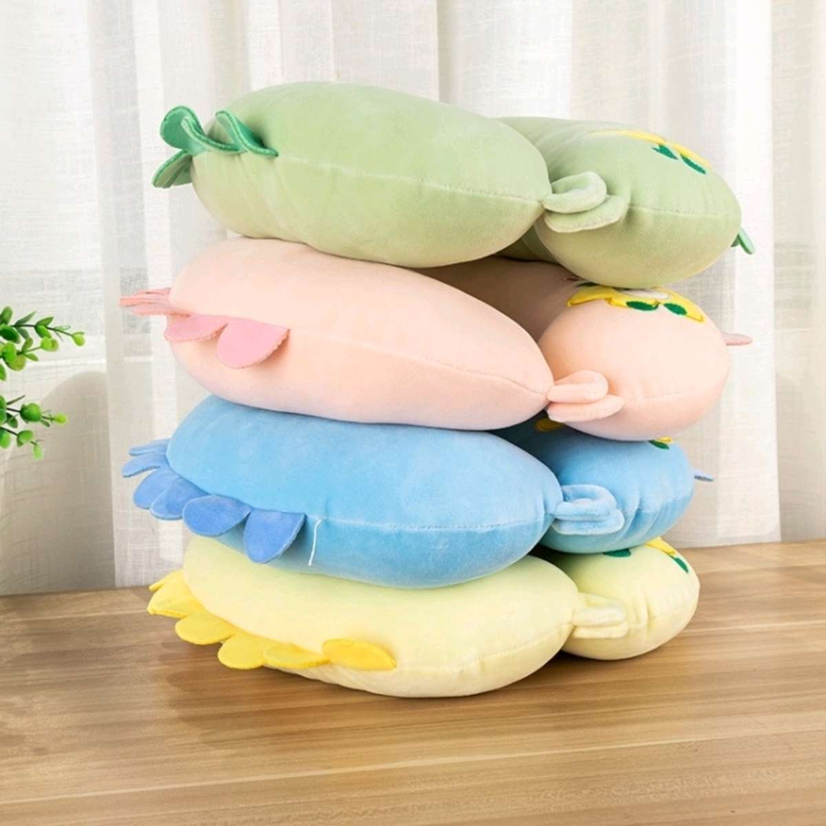 Memory foam pillow, outdoor travel neck support pillow, airplane-shaped pillow for business trips, portable U-shaped pillow for student naps Item Picture