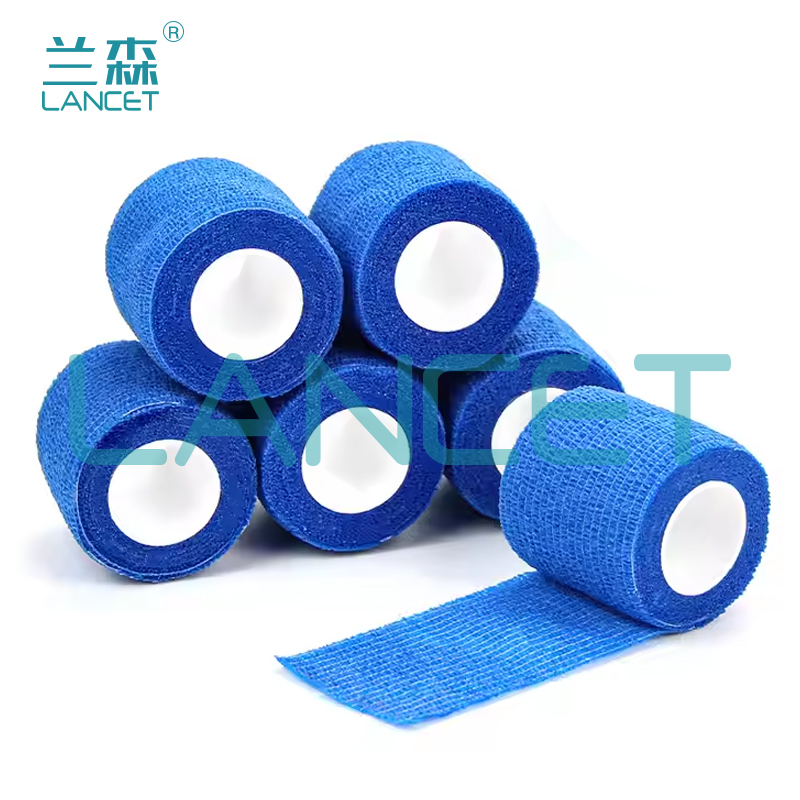 Finger bandages, self-adhesive elastic bandages, medical straps, breathable sports training type, wound medical bandaging and fixation, non-woven fabric rolls Specification image