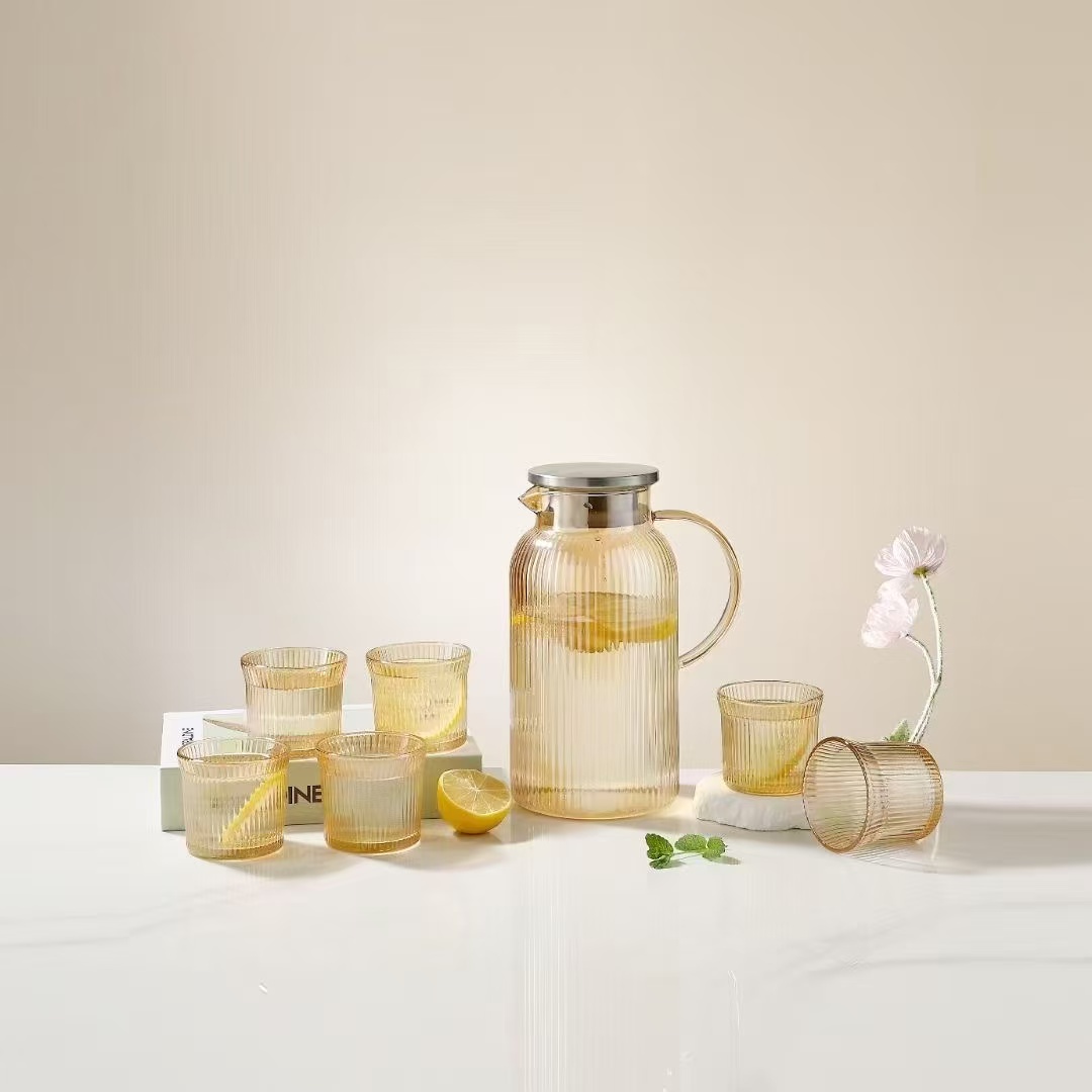 日用家居 高硼玻璃杯壶套装礼品