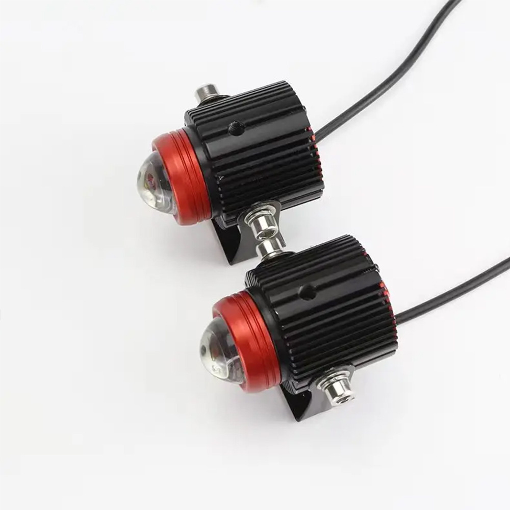 12W/12-80V lens small steel gun LED external motorcycle universal spotlight Laser gun headlight headlight Item Picture