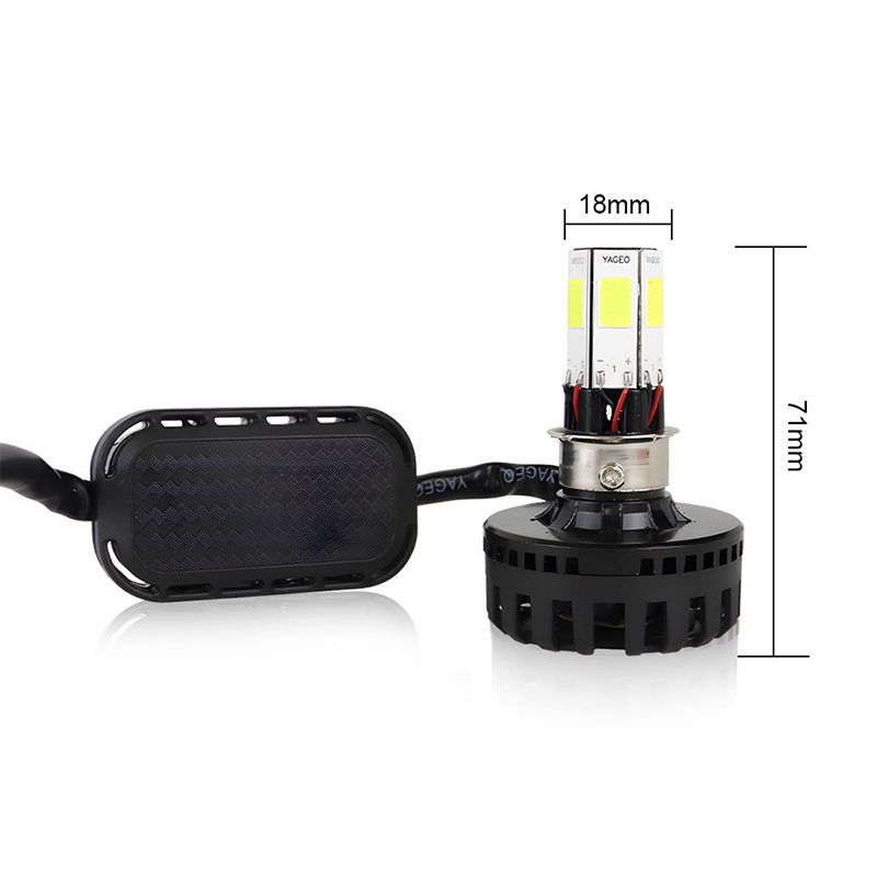 Cross-border motorcycle universal headlights, multi-faceted headlights, high and low beam flashing, electric vehicle led headlights, ultra-bright headlights details Picture