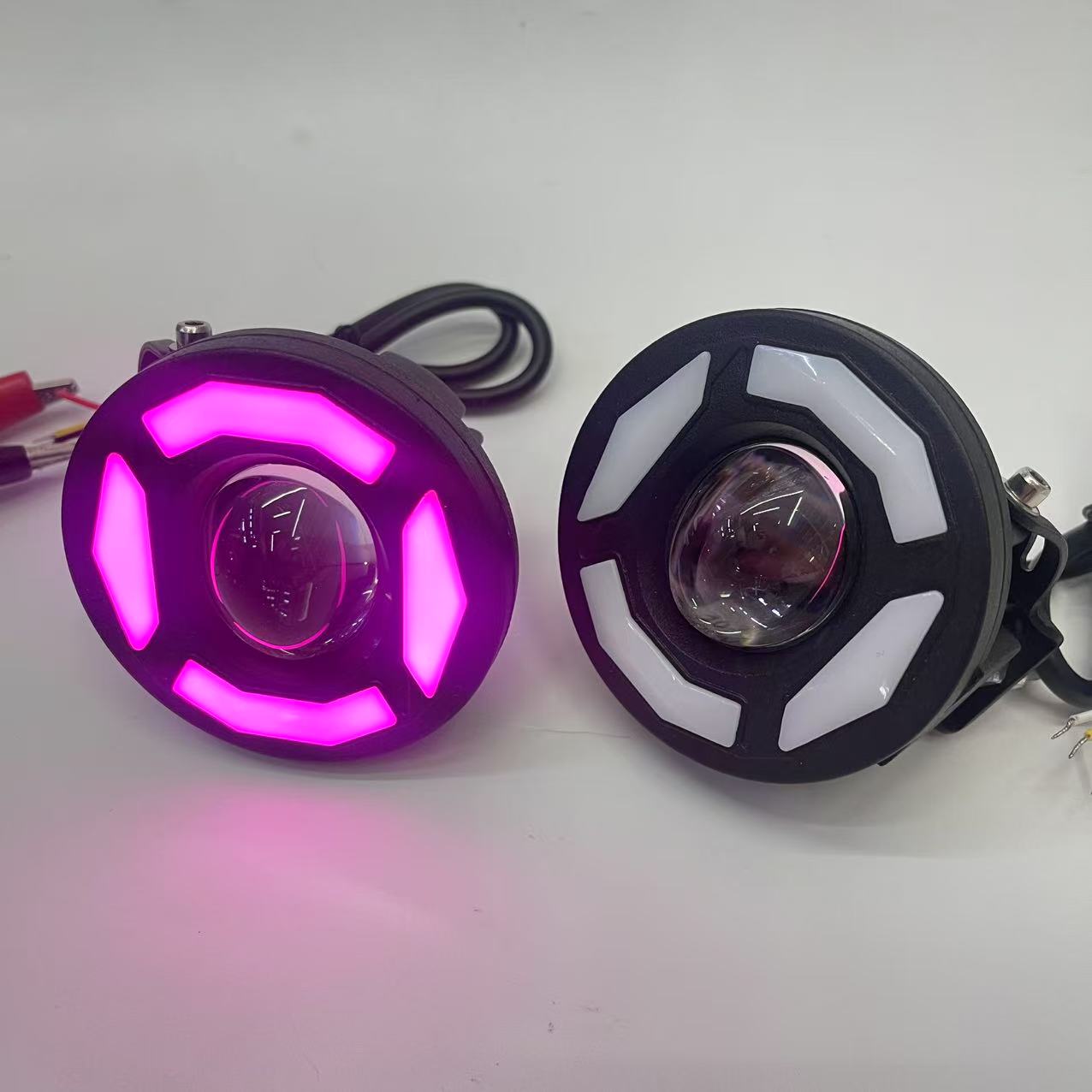Motorcycle LED lights, spotlights, lenses, spotlights, headlights, 30W yellow and white lights, and colorful lights - bestsellers in Southeast Asia Item Picture
