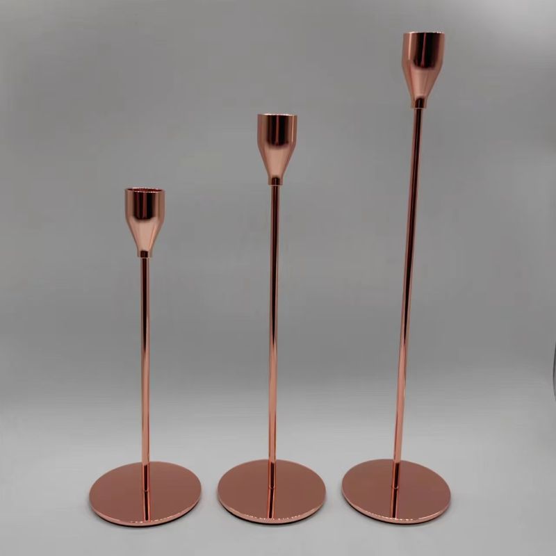 Amazon's best-selling single-head candlestick, candlestick table, European-style decoration, model room soft furnishings, wedding candlestick handicrafts, candlestick home essentials Application Scenario