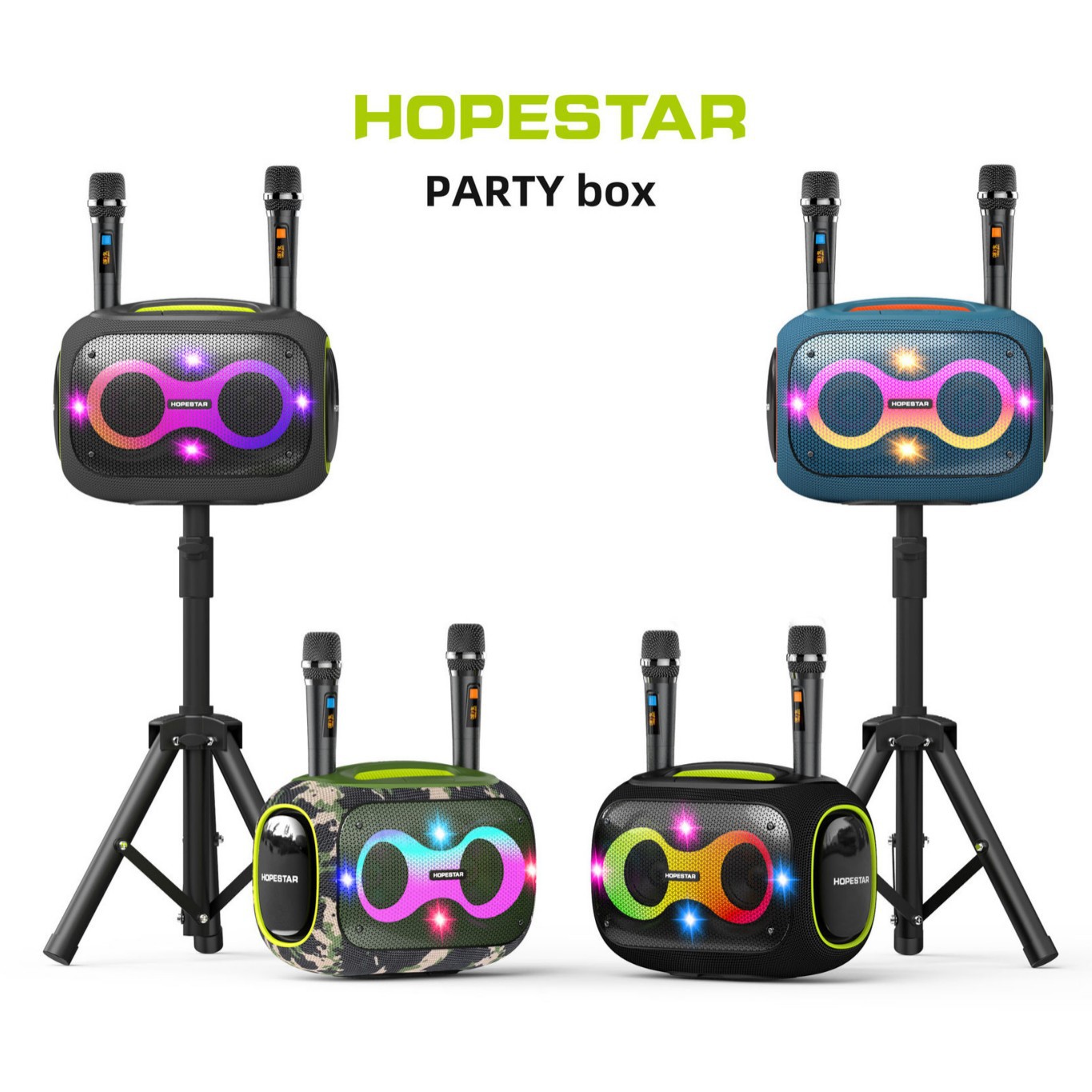 超强音质蓝牙音箱 音箱音响一体化设计双麦  音质清晰无杂音  Party box