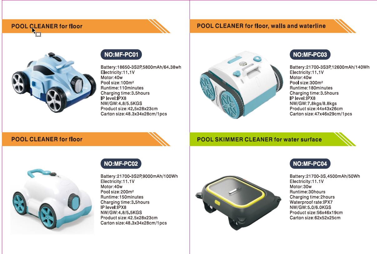 The swimming pool surface cleaning robot is fully automatic and intelligent Item Picture