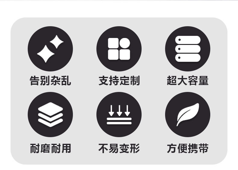 Customized sketch set, hand-held pen case, large-capacity drawing tool storage bag, simple and creative stationery box pic 4