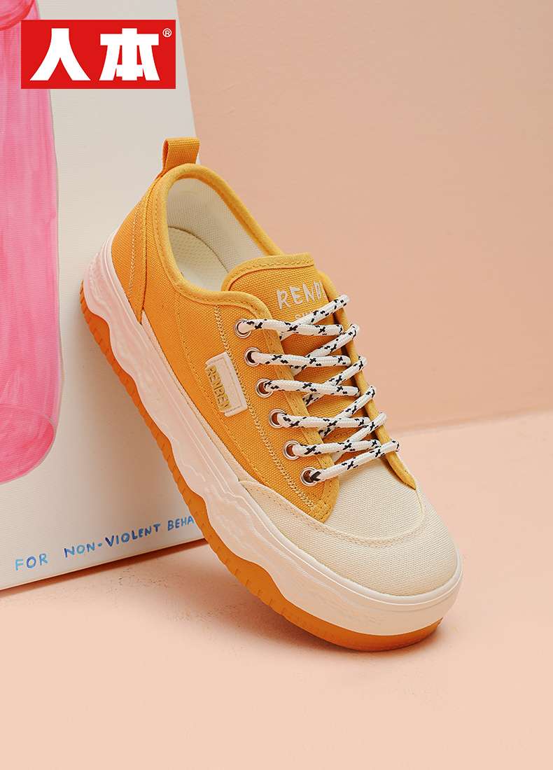 人本女士帆布鞋33325产品图