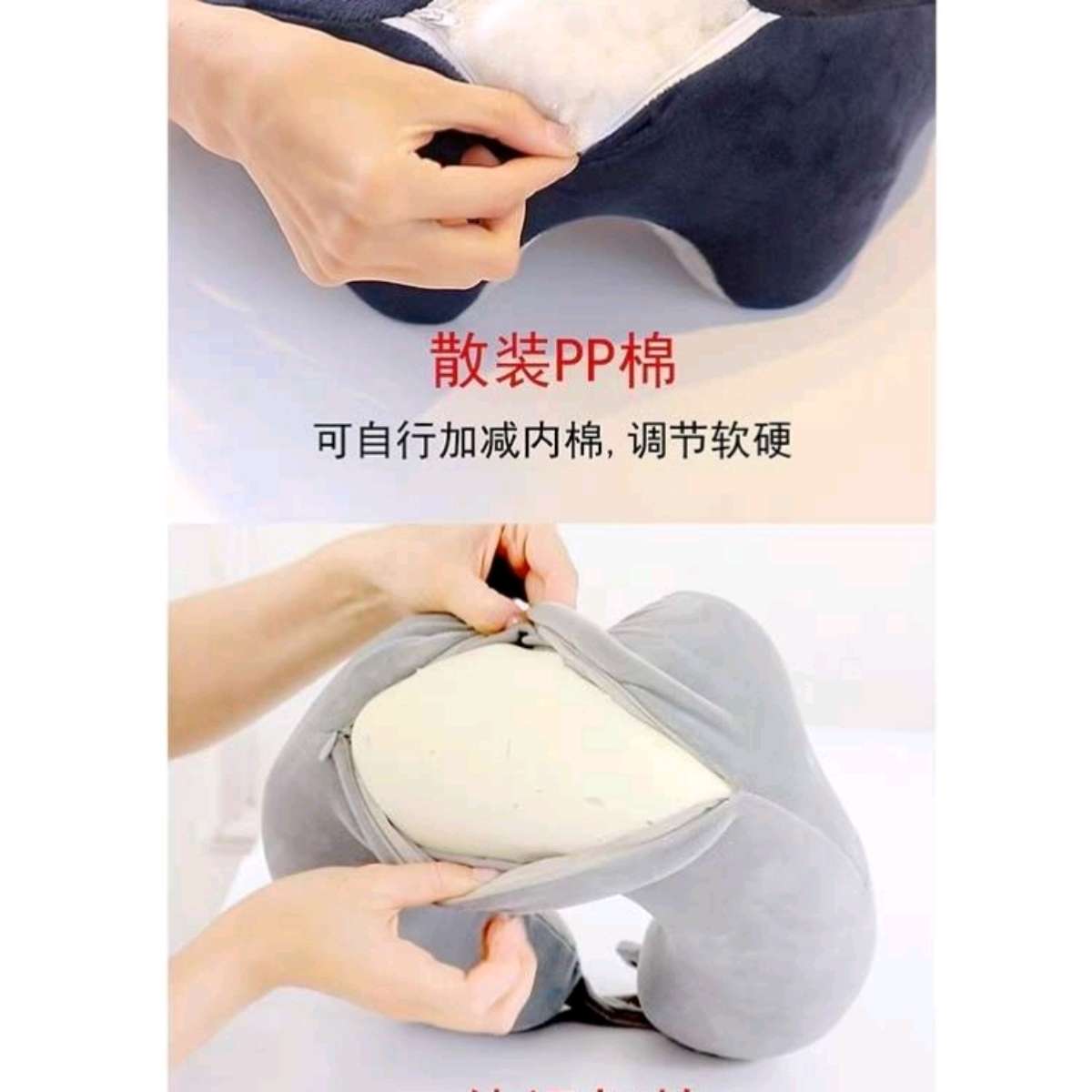 U-shaped travel neck support pillow, slow rebound memory foam, airplane travel U-shaped pillow Specification image