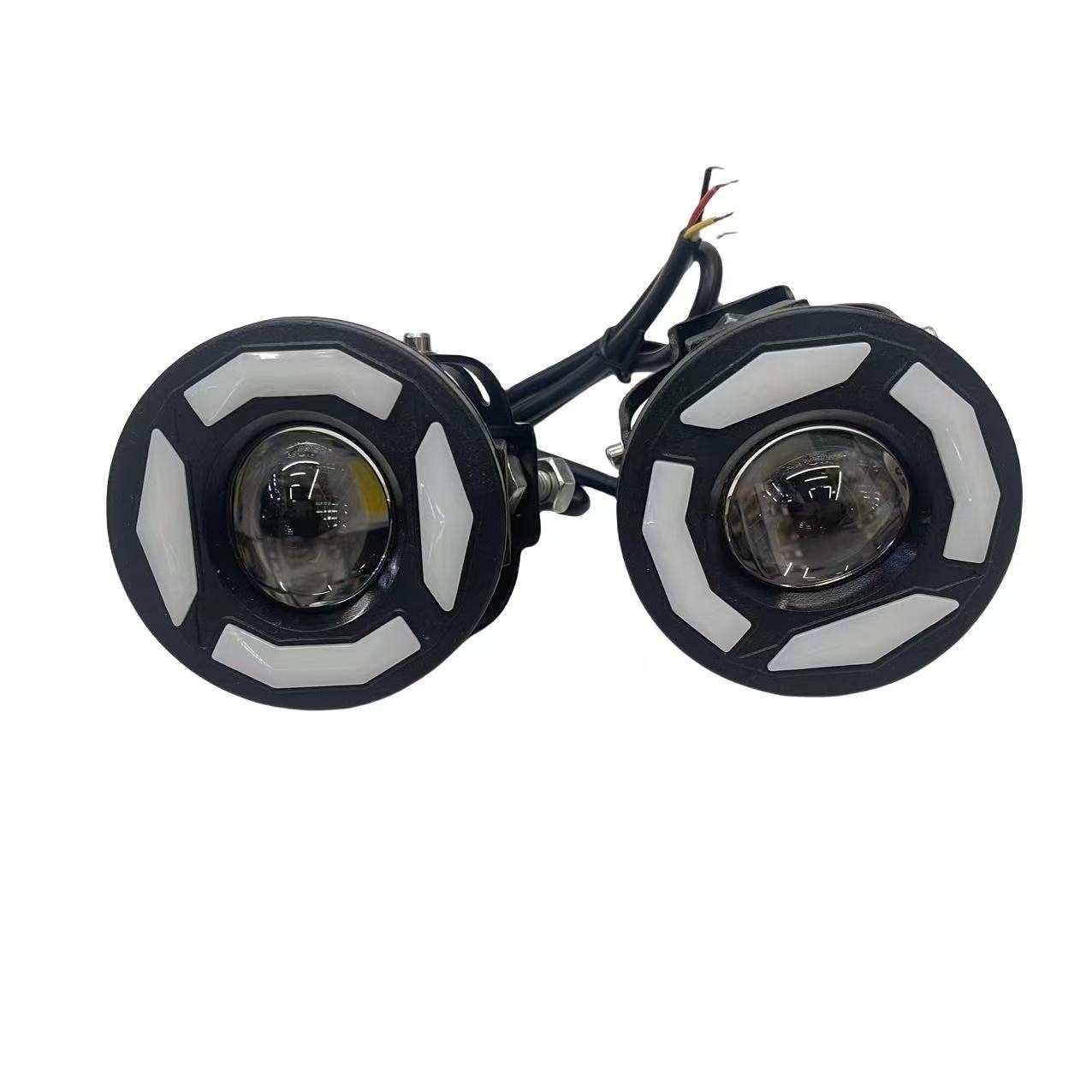 Motorcycle LED lights, spotlights, lenses, spotlights, headlights, 30W yellow and white lights, and colorful lights - bestsellers in Southeast Asia pic 1