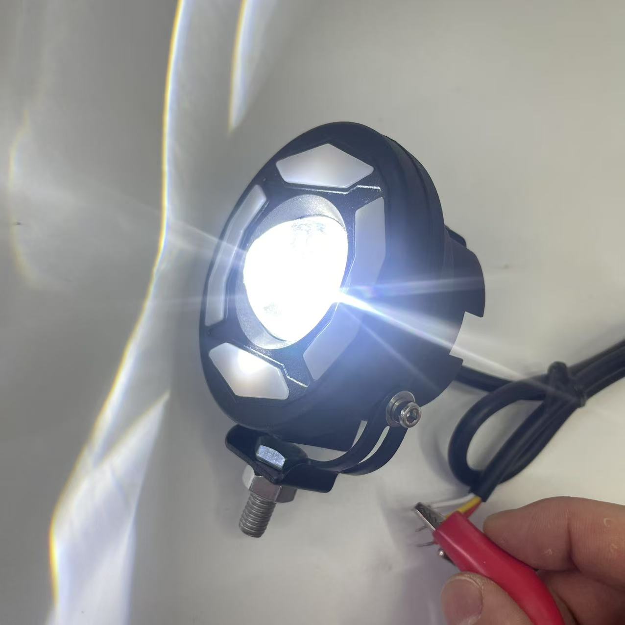 Motorcycle LED lights, spotlights, lenses, spotlights, headlights, 30W yellow and white lights, and colorful lights - bestsellers in Southeast Asia pic 9