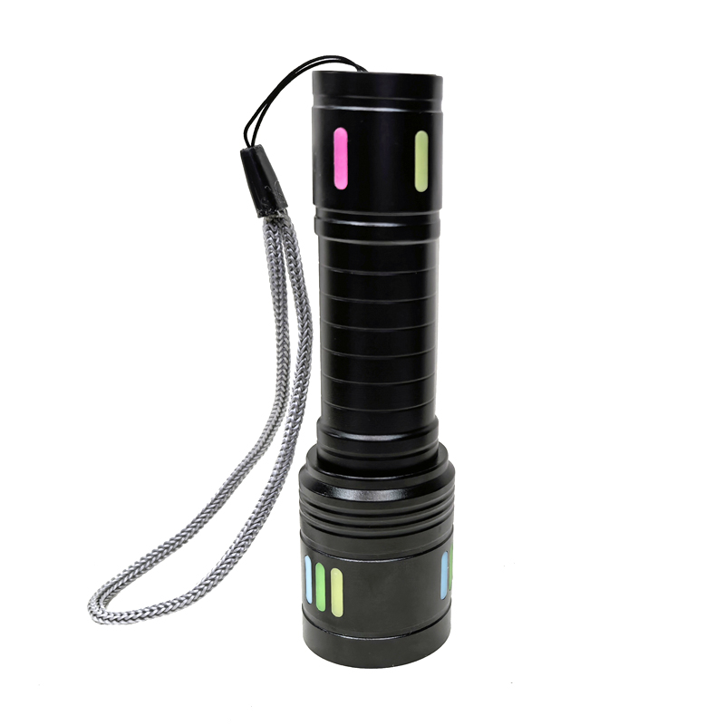 623 aluminum flashlight, USB charging, aluminum alloy flashlight, high-brightness long-range white laser flashlight, COB side light, strong light, stretchable and adjustable focusing flashlight. Hold it hand in hand for home and outdoor use Specification image