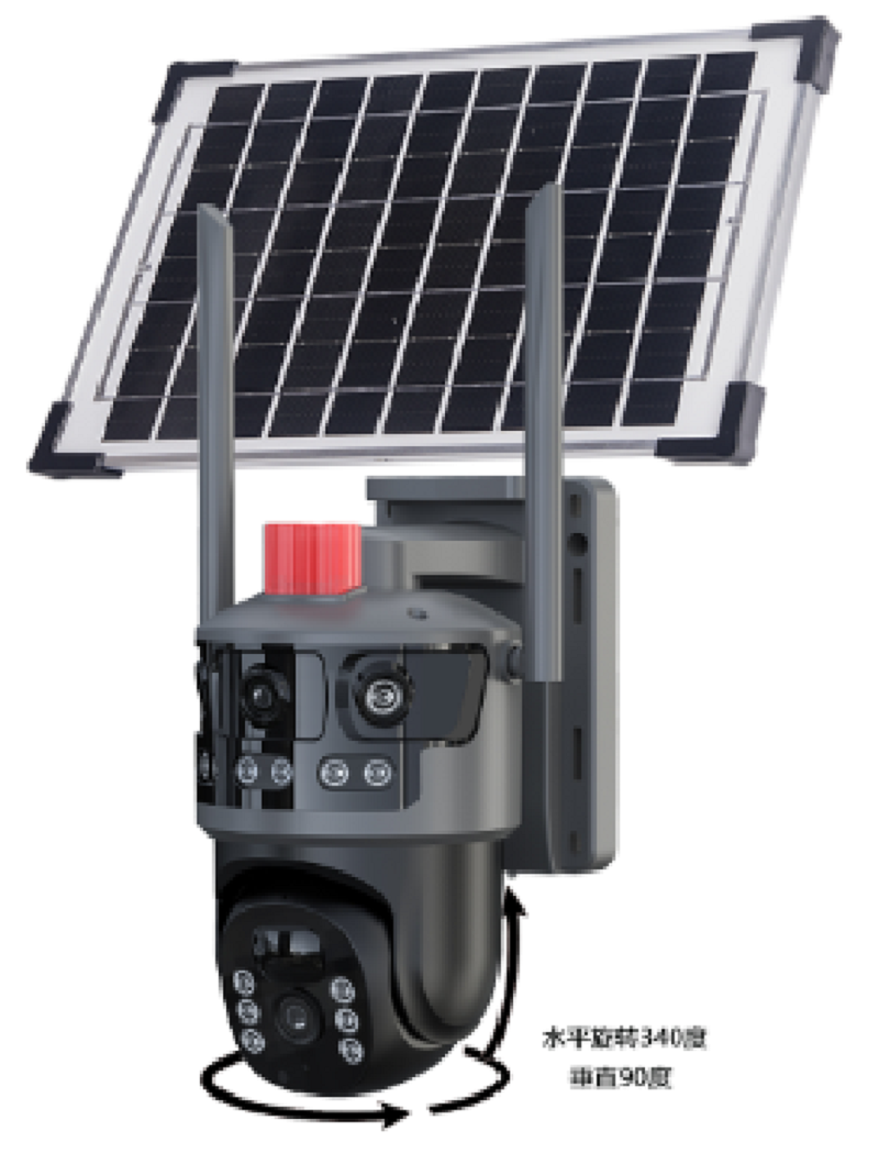 太阳能多目监控