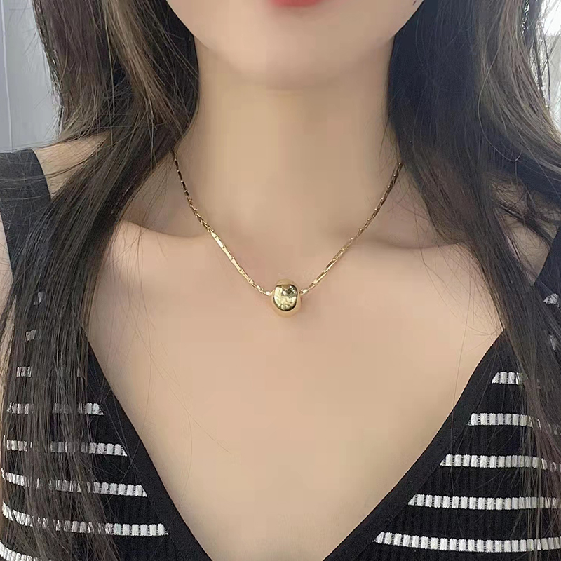 项链/珍珠/珍珠项链/天然淡水珍珠项链/品质项链1件起批白底实物图