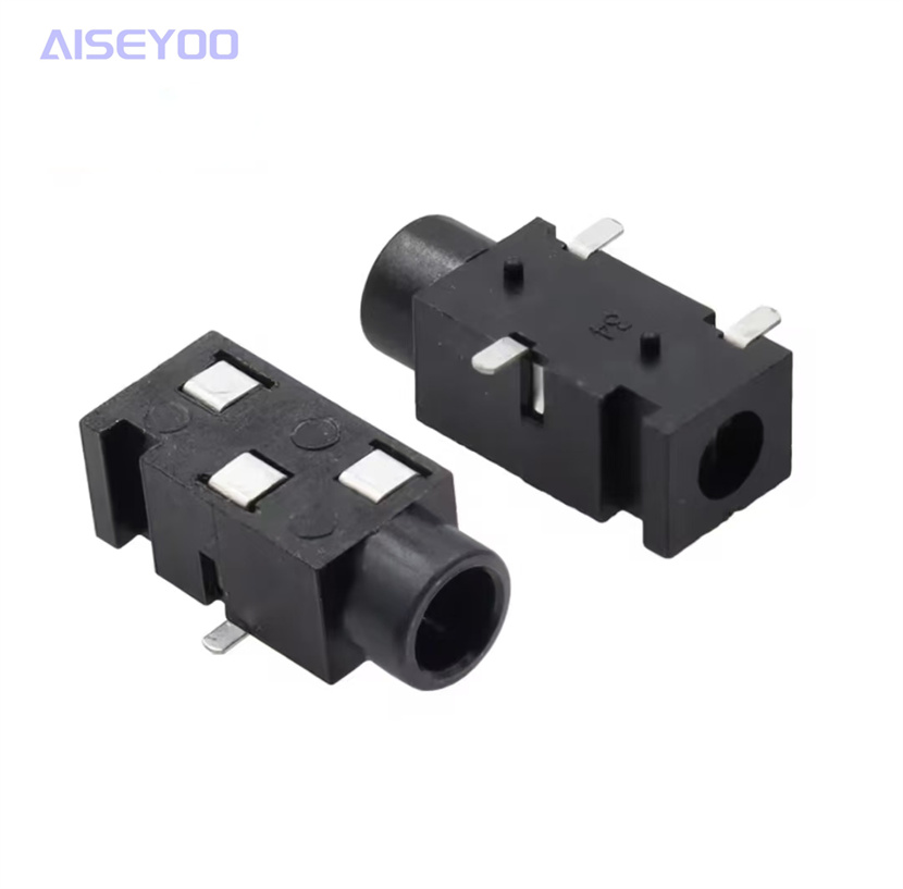 3.5mm female headphone jack, PJ320B three-pin plug, PJ320 3P three-pin surface mount audio Item Picture