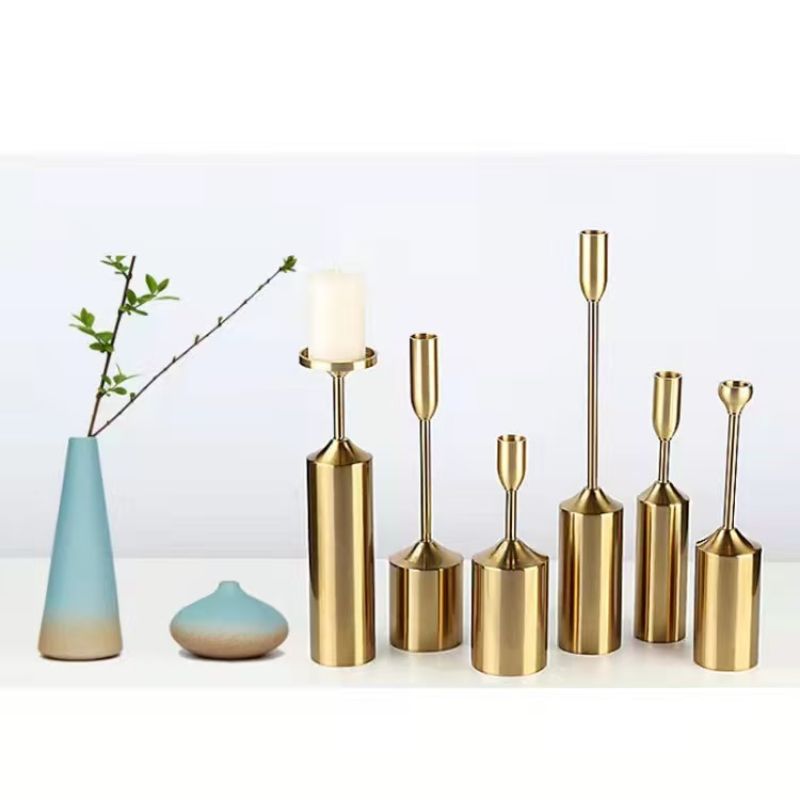 Best-selling single-head candlesticks on Amazon, European-style decorative soft furnishings, wedding candlestick handicrafts, candlestick home essentials, candlestick handicrafts