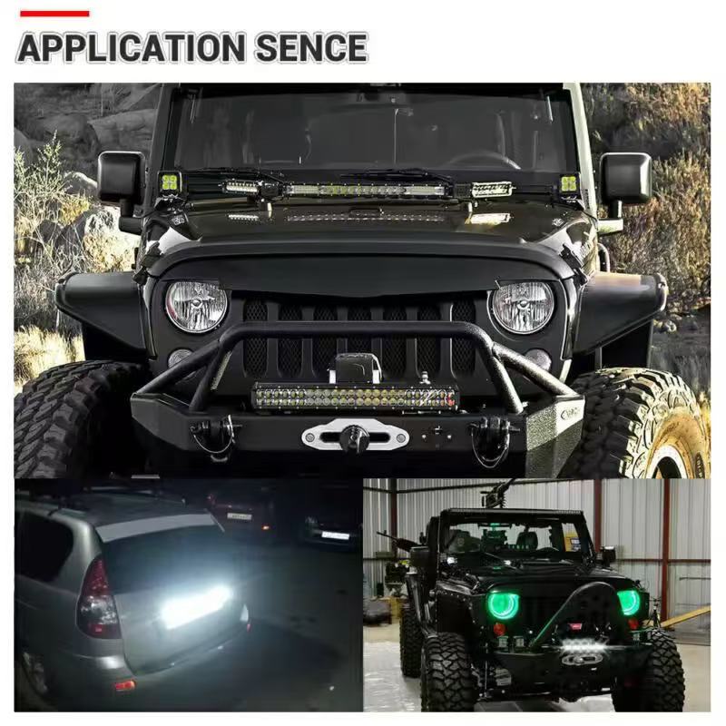 Automotive LED single-row spotlights, off-road vehicle modification lights, truck headlights, work lights, grille lights Application Scenario