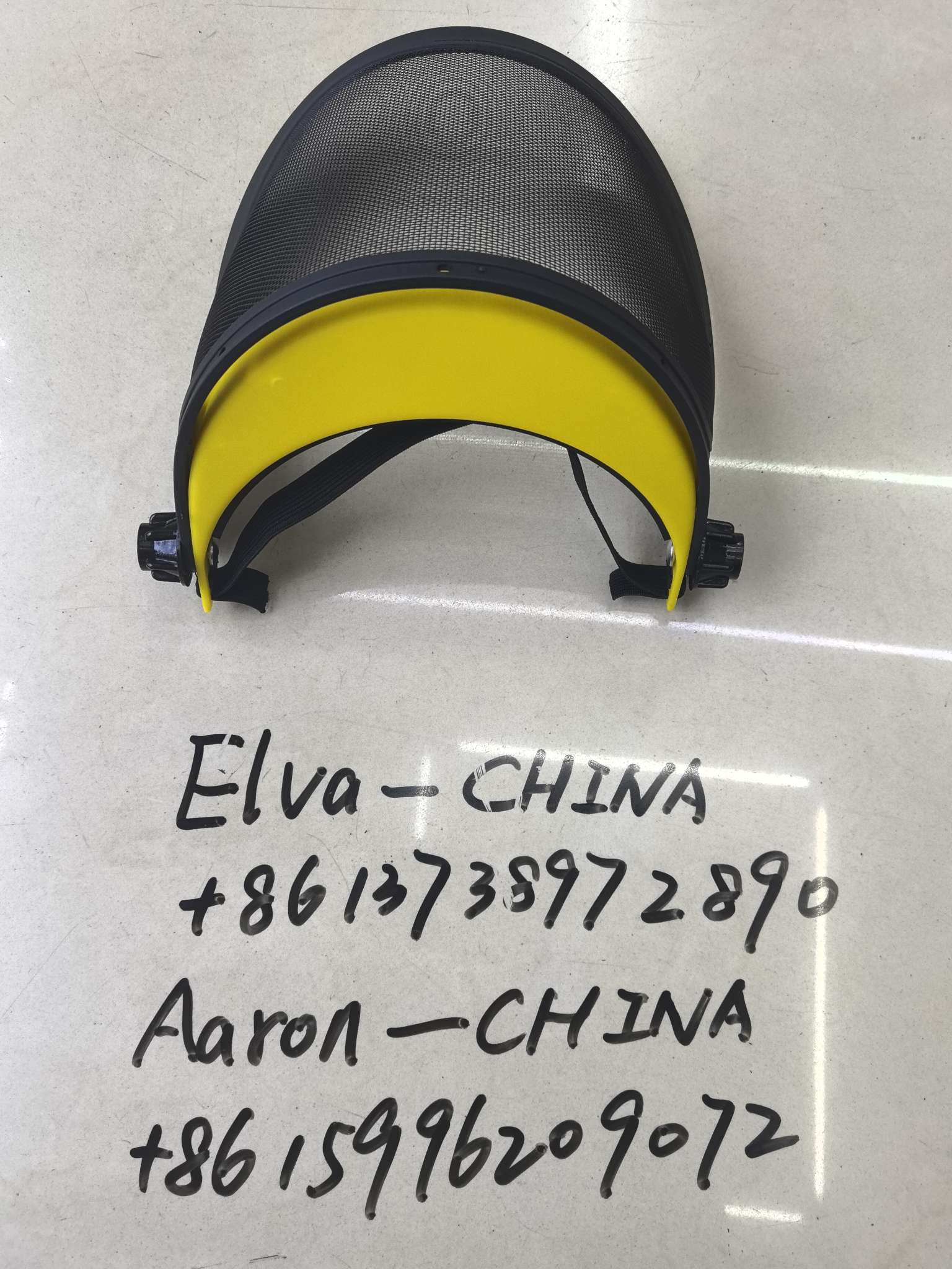 【工厂】割草机防护面罩防爆网绿篱机割灌油锯打草机防护罩网面具详情图3