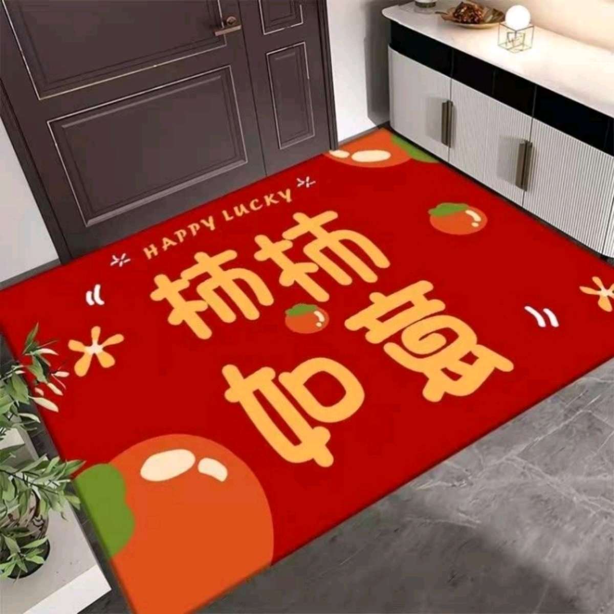 40*60过年脚垫大门口进户门脚垫客厅卧室卫生间浴室家用地毯垫