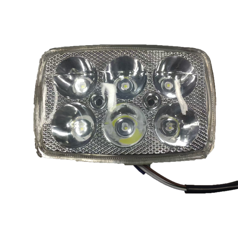 Direct sales from the manufacturer of six-bead LED headlights, embedded square lights, suitable for Honda, Suzuki, Wang, Wuyang, general motorcycles Item Picture