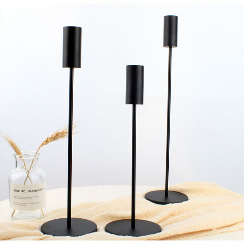 Best-selling single-head candlesticks on Amazon, European-style decorative soft furnishings, wedding candlesticks, handicrafts, candlesticks, home essentials details Picture
