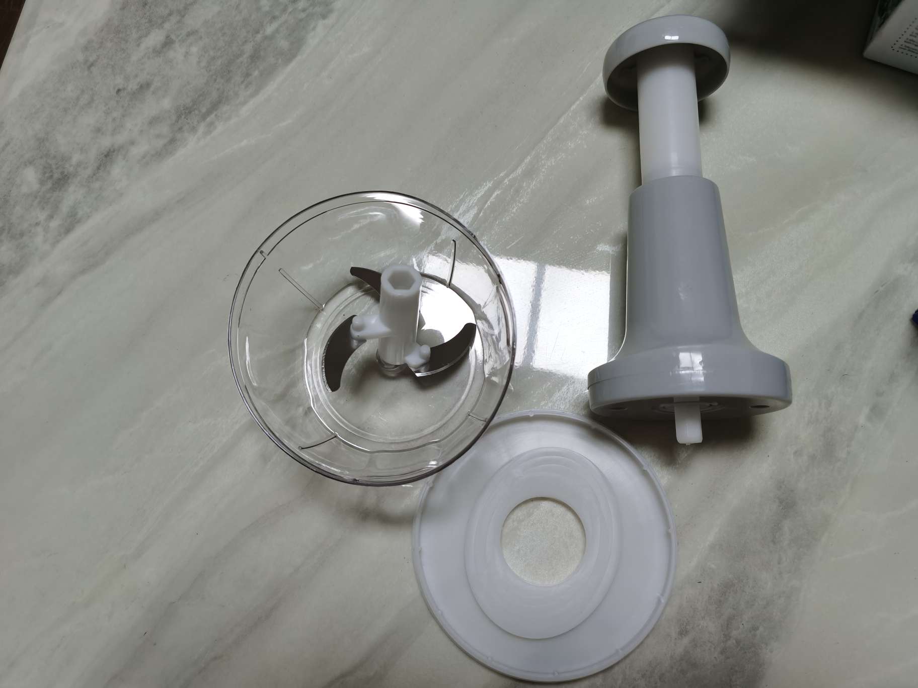 Manual press meat grinder, household vegetable and meat grinder, salad processor, dumpling filling, chili grinder undefined
