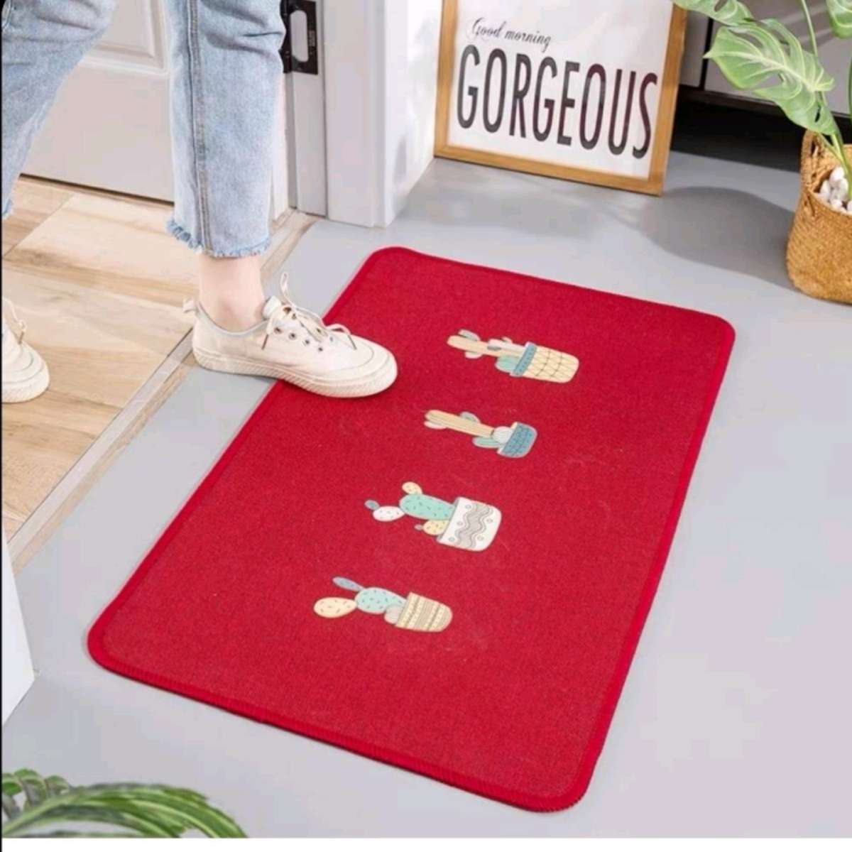 Doormat, entrance door mat, foyer entrance door mat, kitchen floor mat, household bedroom door mat Application Scenario
