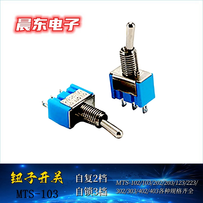 Swing arm switch MS-102 MS-103 3-pin 2-position blue toggle switch toggle power switch 6A125V Application Scenario
