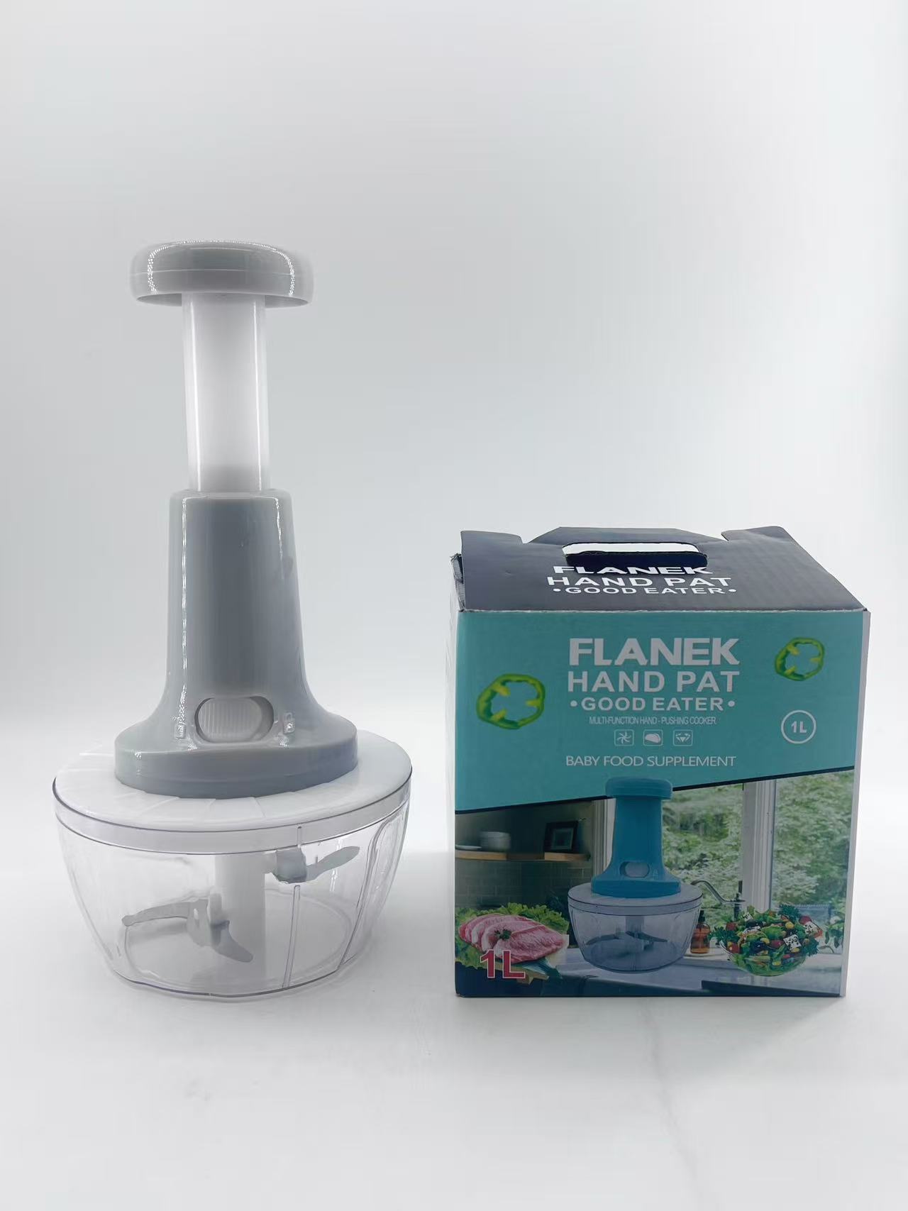 Manual press meat grinder, household vegetable and meat grinder, salad processor, dumpling filling, chili grinder Application Scenario
