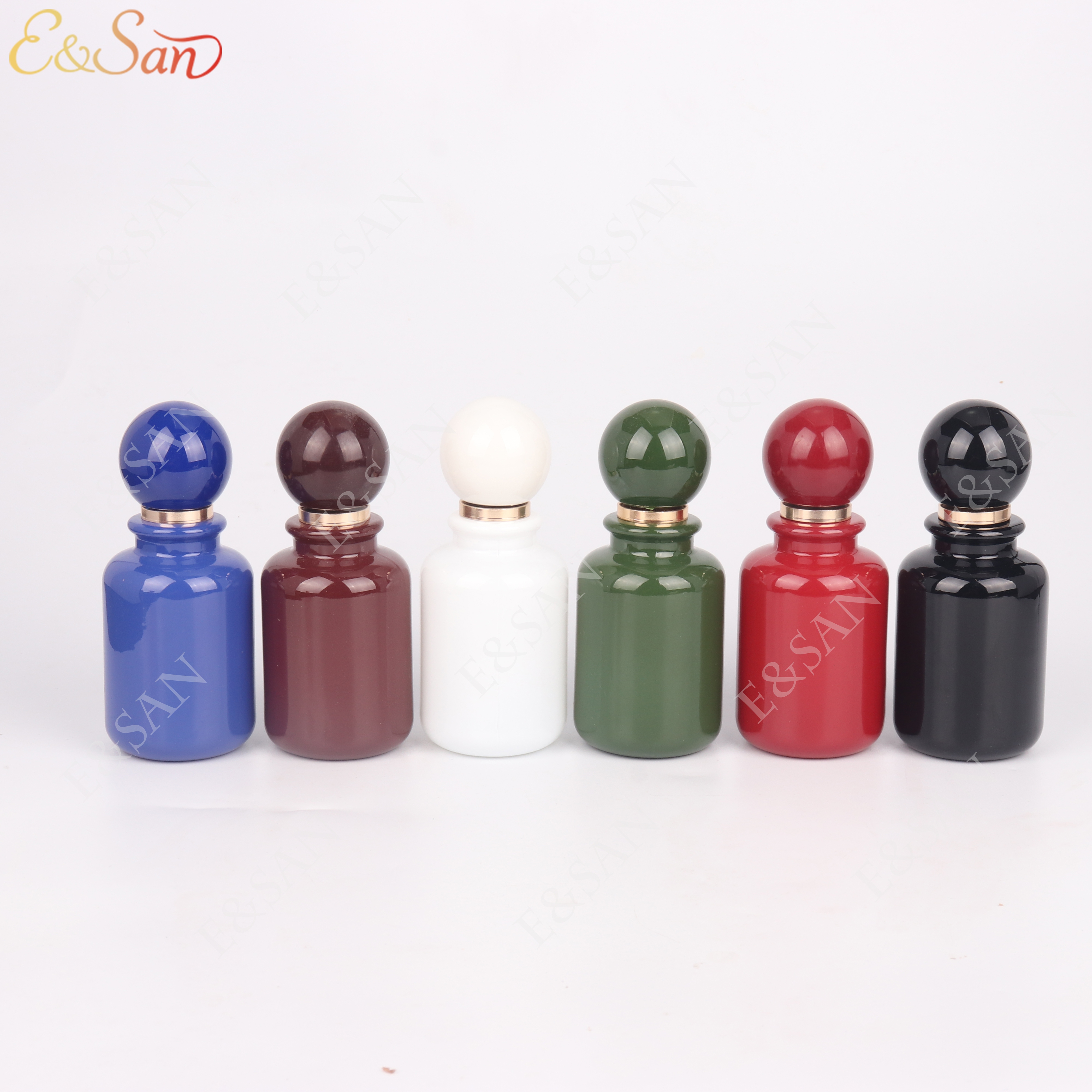 PT724GP-30ML 彩色/透明香水瓶订制，玻璃瓶香水盖