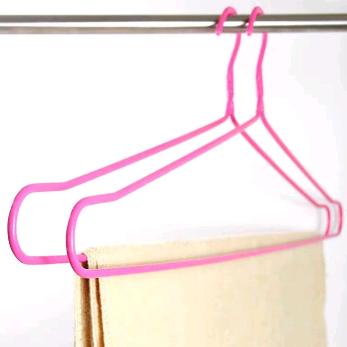 666-3 Bed sheet rack, quilt drying rack, bed sheet drying rack, clothes cooling rack, household large long coat hanger Specification image