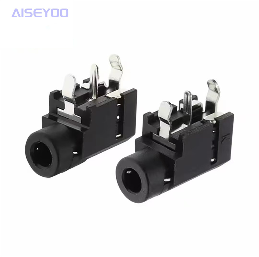 3.5mm audio headphone jack PJ-314A PJ-314 mono/dual-channel stereo 3-pin plug-in Specification image