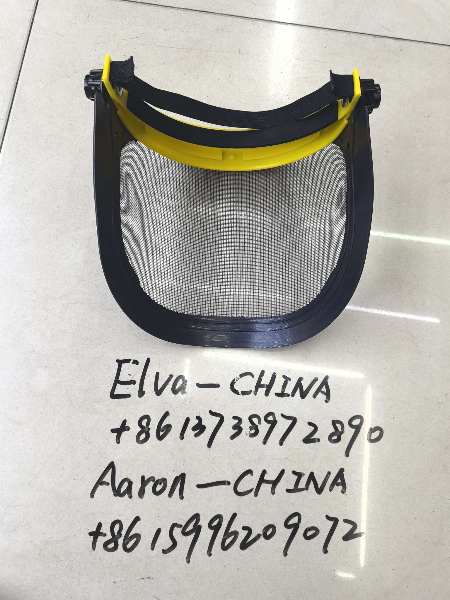 【工厂】割草机防护面罩防爆网绿篱机割灌油锯打草机防护罩网面具详情图2