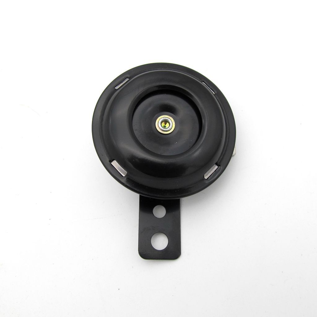 Factory direct sale of motorcycle universal small horn 12V1.5A basin horn black model electric vehicle horn accessories full figure