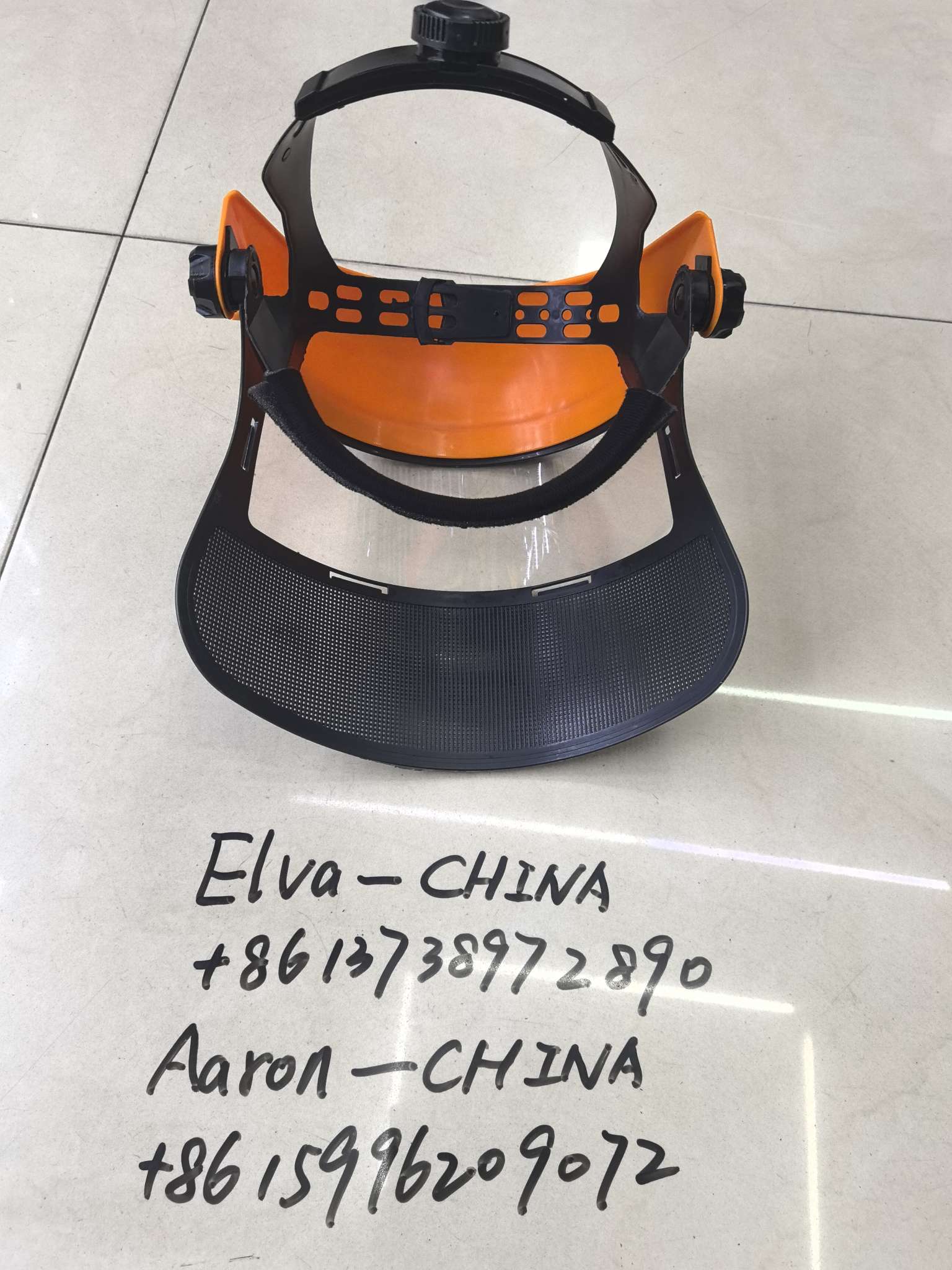 防护面屏实物图