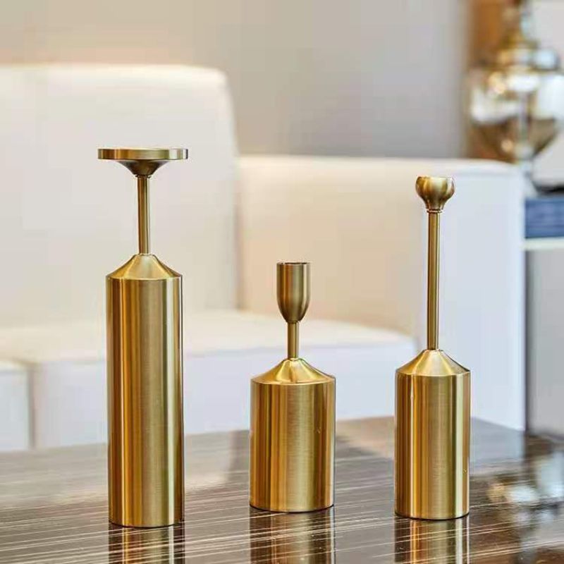 Best-selling single-head candlesticks on Amazon, European-style decorative soft furnishings, wedding candlestick handicrafts, candlestick home essentials, candlestick handicrafts Application Scenario