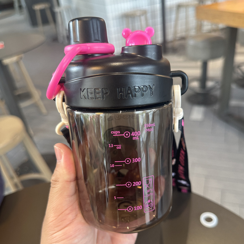X152-XBD-7012 Xinbeidi plastic straw Cup Water Cup is a cute, portable and highly attractive cup for girls in summer detail image 5