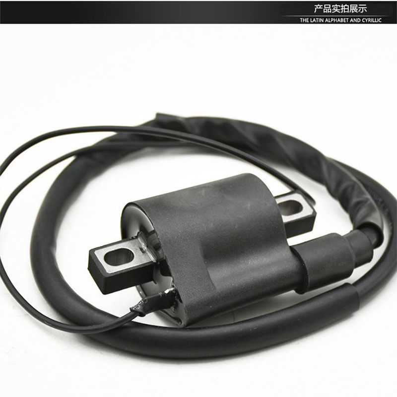 Three-wheeled motorcycle electrical components ignition high-voltage package CG125 voltage stabilizing pure copper spark plug cap accessories with resistance Specification drawing