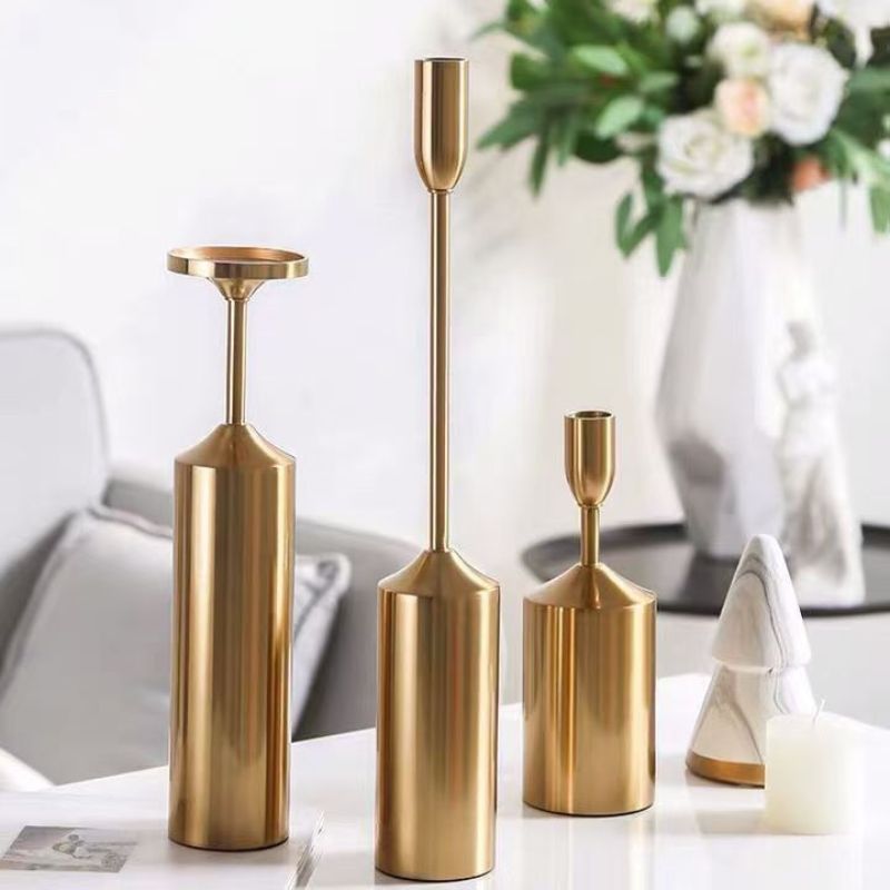Best-selling single-head candlesticks on Amazon, European-style decorative soft furnishings, wedding candlestick handicrafts, candlestick home essentials, candlestick handicrafts Specification image