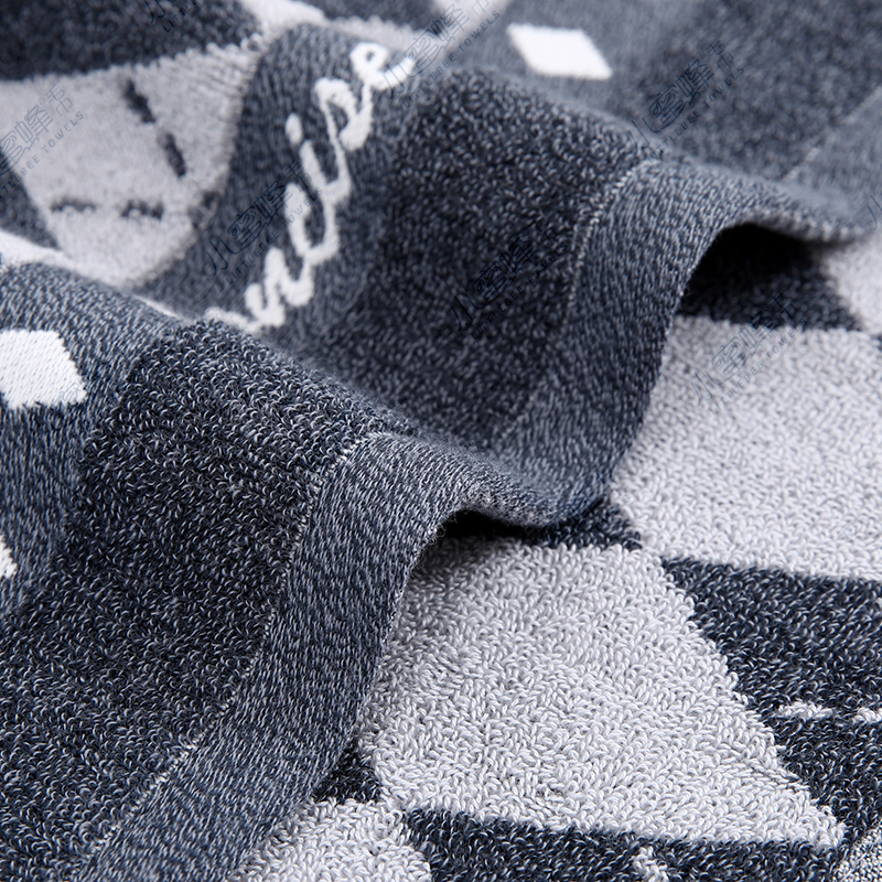 Checkered jacquard towel, soft and absorbent all-cotton couple towel, Little Bee towel. Product number: 702 pic 10