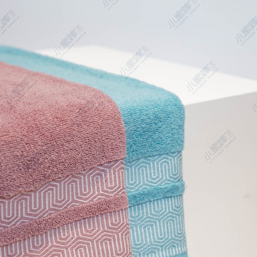 Little Bee Towel, Fabric loop, solid color towel, Candy color towel. Product number: 400 Specification image
