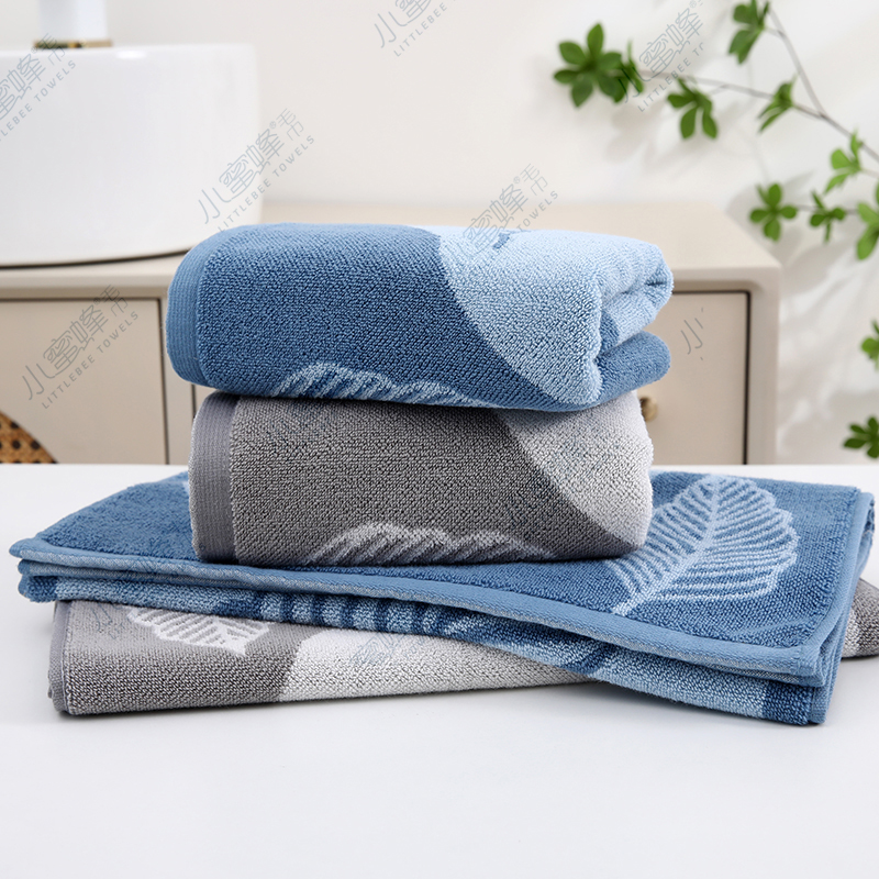 Pequeña abeja toalla positiva y reversible de 32 hilos toalla nacional marea para lavar la cara pareja toalla número de artículo: 703 Item Picture