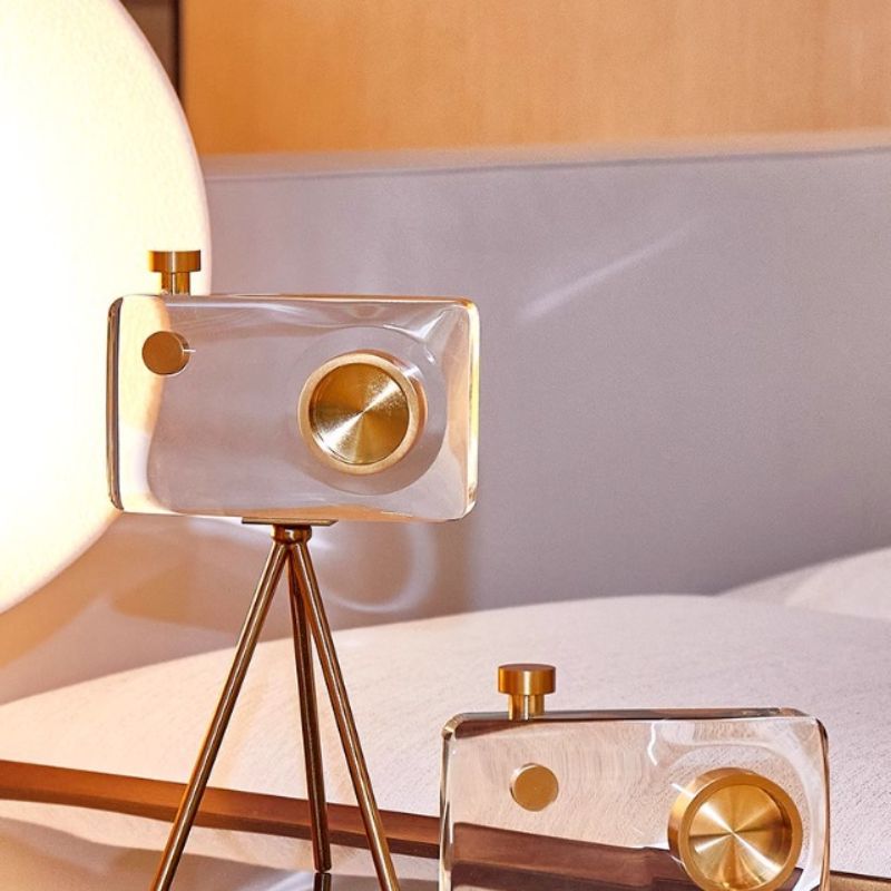 简约客厅酒柜电视柜望远镜模型摆件餐厅售楼处玄关柜展厅软装饰品