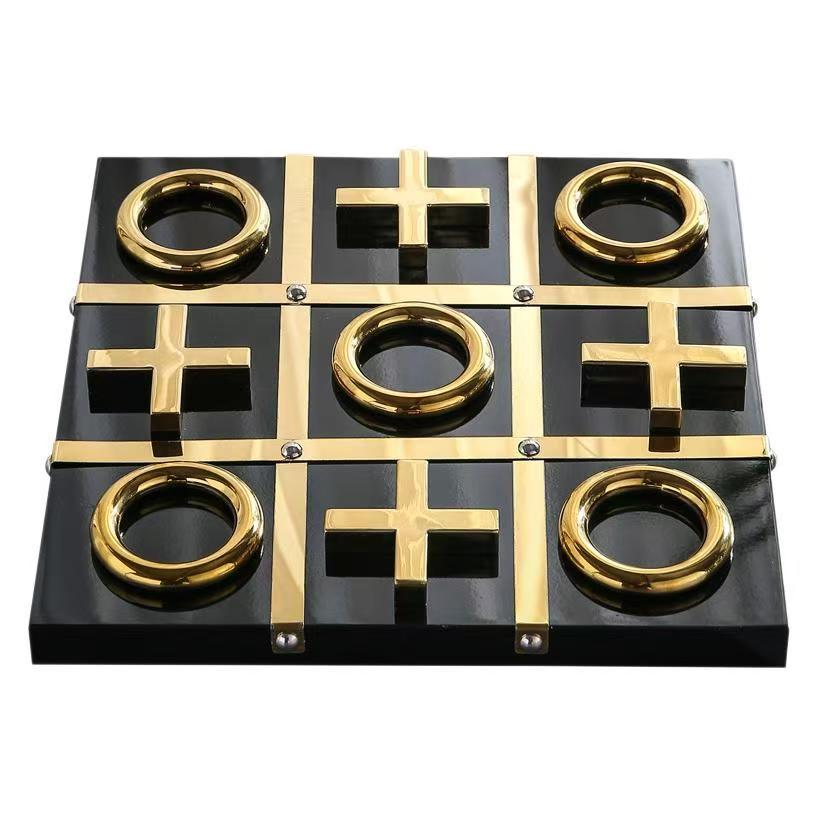 Simple and elegant chess pieces, XO chessboard, villa, club, model room, study, living room, decorative handicrafts Specification image